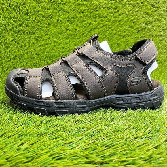 Skechers Garver Liveoak Mens Size 10 Chocolate Beach Walking Outdoor Sandals main image 8
